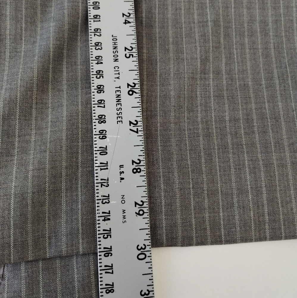 Isaia Napoli Chalk Stripes Men’s Blazer Size 42R - Picture 8 of 13
